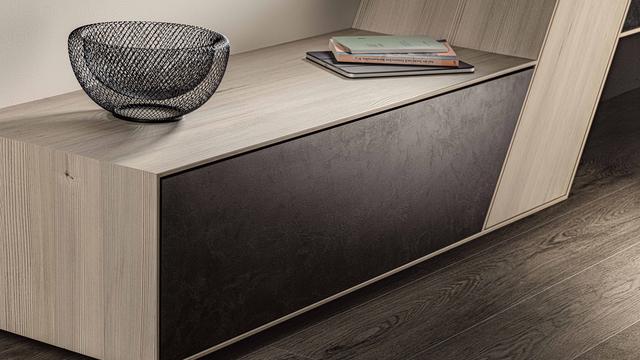 Sideboard mit Tannenholz Platten