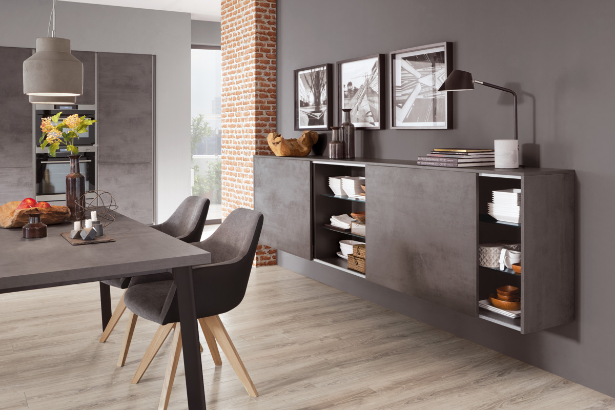 44405 DP Concrete Art Slate Grey Board KAINDL